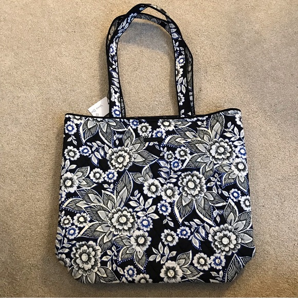 Vera Bradley Bags Vera Bradley Nwt Tote Purse Blue Black And White